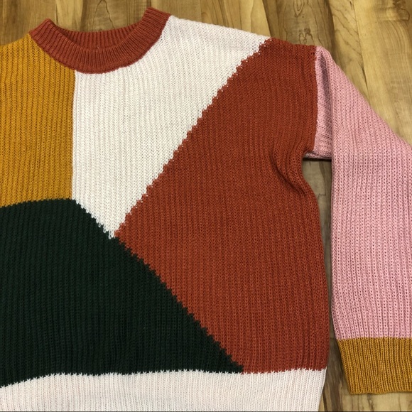 Hem & Thread Color block Crewneck sweater - Picture 6 of 13